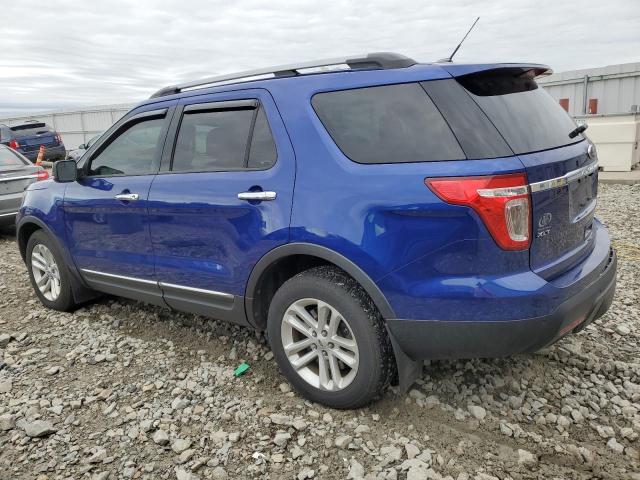 1FM5K8D82FGC59731 - 2015 FORD EXPLORER XLT ლურჯი ფოტო 2