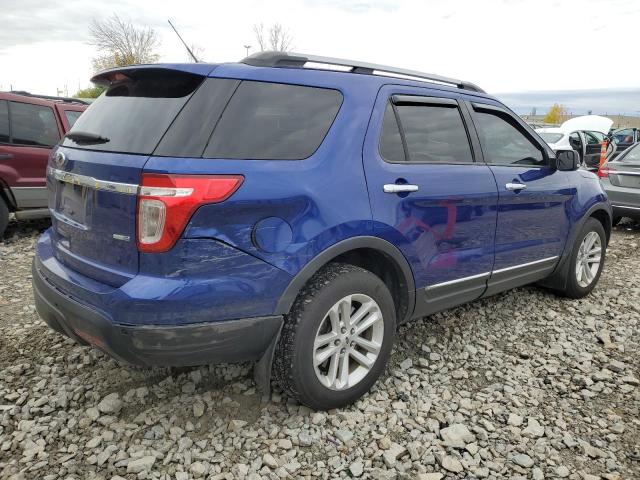 1FM5K8D82FGC59731 - 2015 FORD EXPLORER XLT ლურჯი ფოტო 3