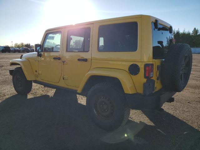 1C4BJWEGXFL596210 - 2015 JEEP WRANGLER U SAHARA YELLOW photo 2