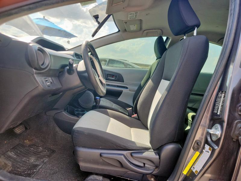 JTDKDTB3XD1555950 - 2013 TOYOTA PRIUS C 灰色 照片 7