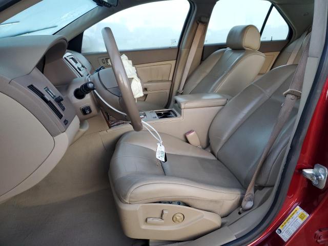 1G6DW677560127408 - 2006 CADILLAC STS BURGUNDY photo 7