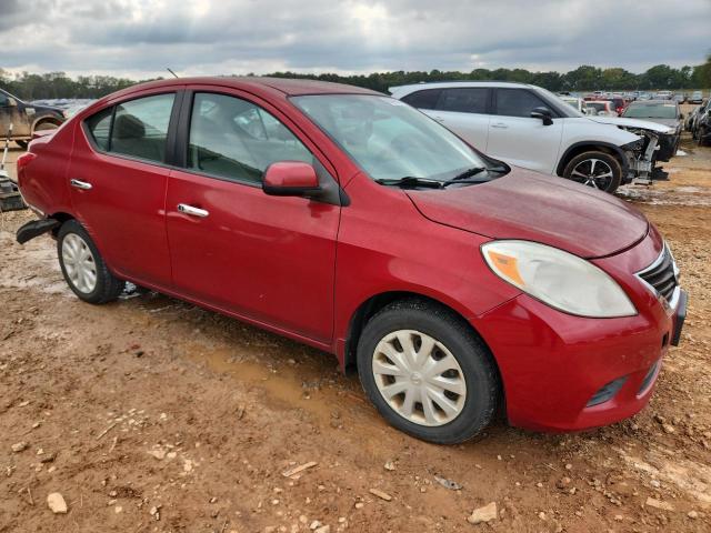 3N1CN7AP0DL888571 - 2013 NISSAN VERSA S RED photo 4
