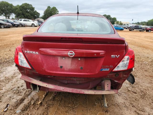3N1CN7AP0DL888571 - 2013 NISSAN VERSA S RED photo 6