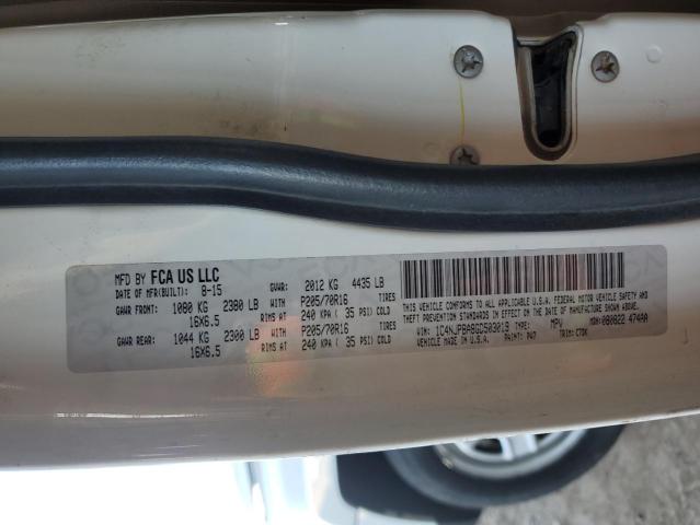 1C4NJPBA8GD503019 - 2016 JEEP PATRIOT SPORT أبيض صورة 13