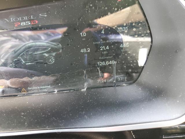 5YJSA1H21EFP63994 - 2014 TESLA MODEL S BLACK photo 9