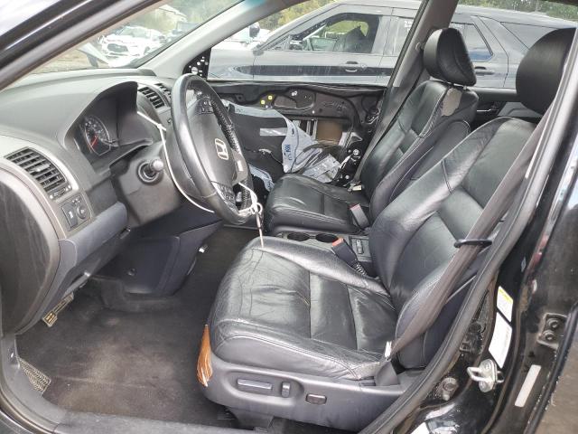 5J6RE3H79AL003534 - 2010 HONDA CR-V EXL BLACK photo 7