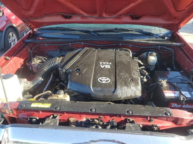 5TELU42N08Z511267 - 2008 TOYOTA TACOMA DOUBLE CAB BURGUNDY photo 11