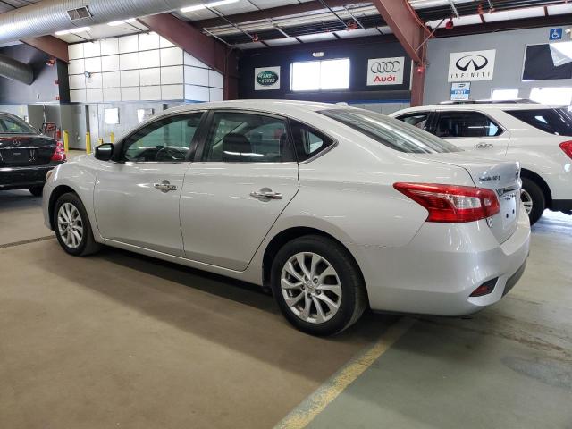 3N1AB7AP7JL633444 - 2018 NISS SENTRA S SILVER photo 2