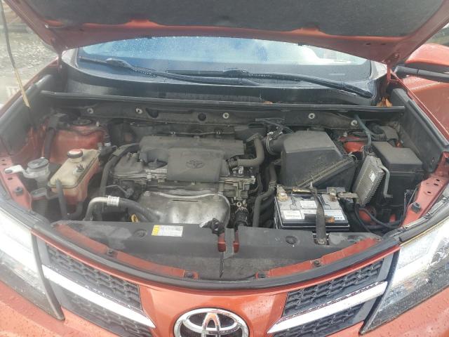 JTMWFREV6FJ049675 - 2015 TOYOTA RAV4 XLE ORANGE photo 12