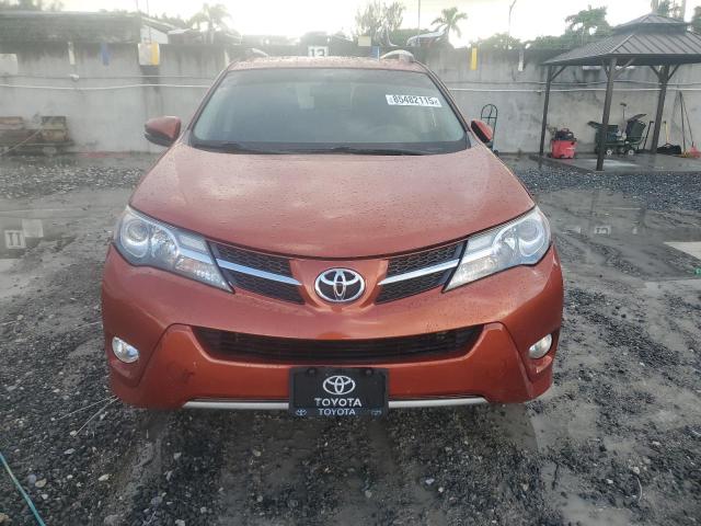 JTMWFREV6FJ049675 - 2015 TOYOTA RAV4 XLE ORANGE photo 5