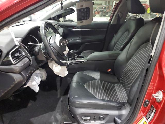 4T1J11AK6LU393440 - 2020 TOYOTA CAMRY SE RED photo 7