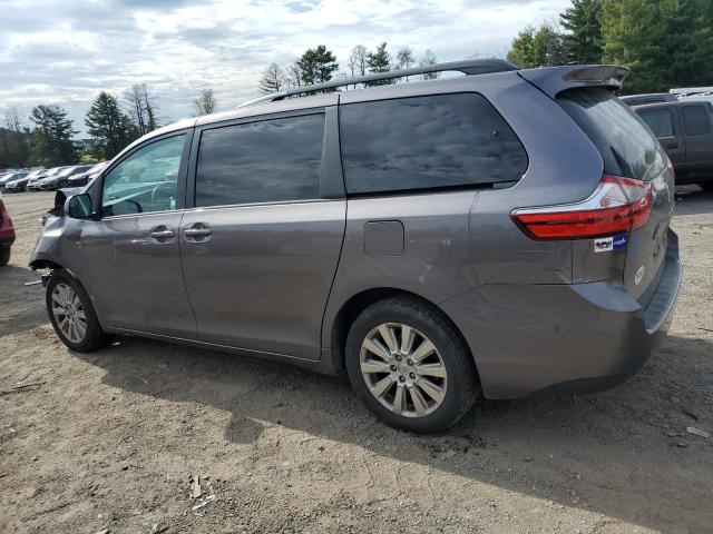 5TDJK3DC5GS144851 - 2016 TOYOTA SIENNA LE GRAY photo 2