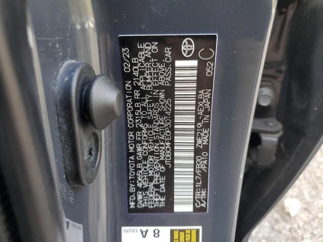 JTDBCMFE0P3014225 - 2023 TOYOTA COROLLA LE 灰色 照片 12
