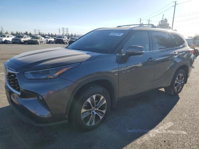 5TDHZRAH8NS559060 - 2022 TOYOTA HIGHLANDER XLE 石墨色 照片 1