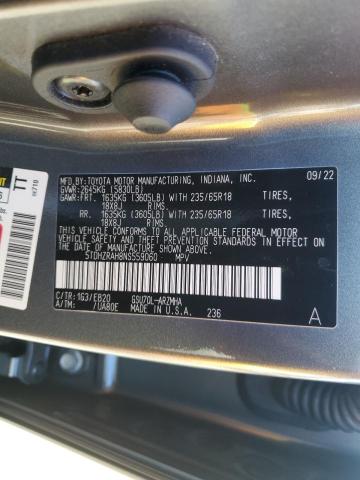 5TDHZRAH8NS559060 - 2022 TOYOTA HIGHLANDER XLE 石墨色 照片 13