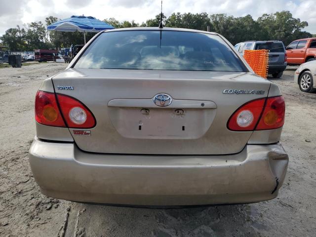 1NXBR32E64Z310897 - 2004 TOYOTA COROLLA CE Ոսկեգույն լուսանկար 6