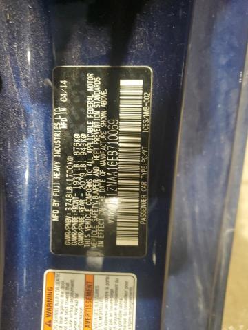 JF1ZNAA16E8710069 - 2014 TOYOTA SCION FR-S BLUE photo 12