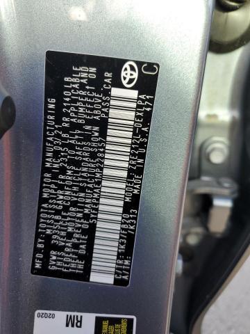 5YFEPMAE1MP228457 - 2021 TOYOTA COROLLA LE SILVER photo 13