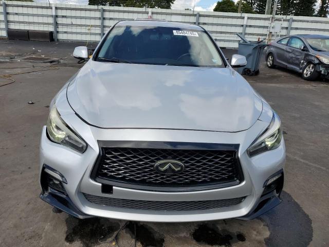 JN1EV7AR7JM443806 - 2018 INFINITI Q50 LUXE SILVER photo 5