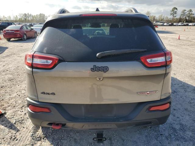 1C4PJMBS2GW293148 - 2016 JEEP CHEROKEE TRAILHAWK TAN photo 6
