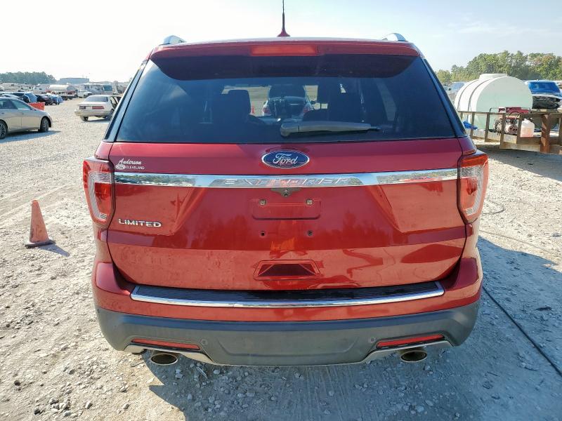 1FM5K7F87JGC70143 - 2018 FORD EXPLORER LIMITED MAROON photo 6