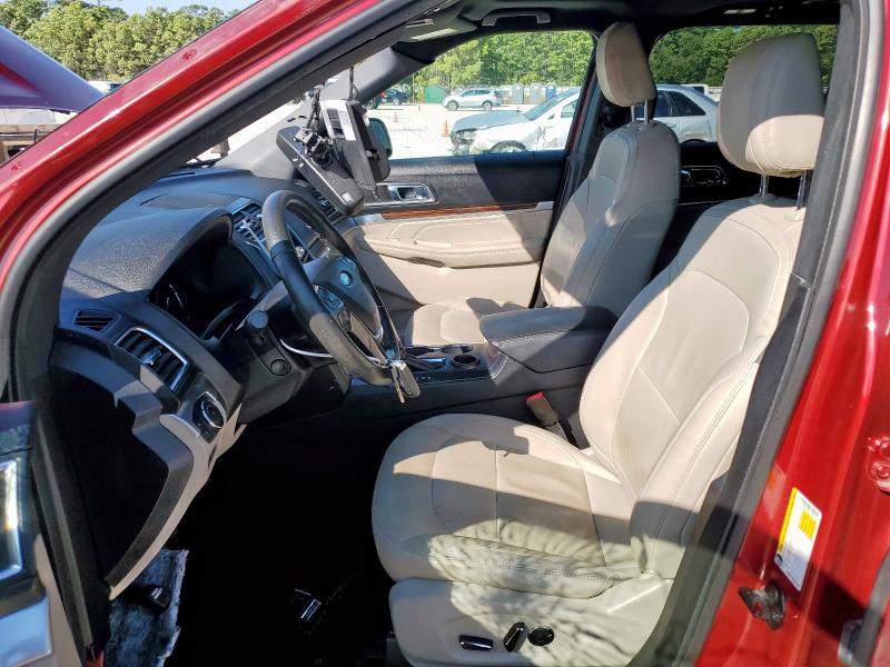 1FM5K7F87JGC70143 - 2018 FORD EXPLORER LIMITED MAROON photo 7