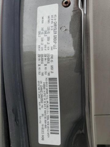 2D4RN5D12AR439560 - 2010 DODGE GRAND CARAVAN SXT CHARCOAL photo 14