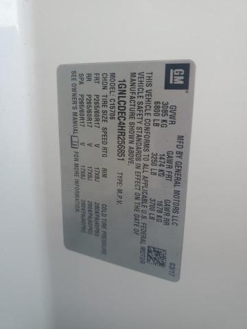 1GNLCDEC4HR256851 - 2017 CHEVROLET TAHOE POLICE Weiß Foto 13