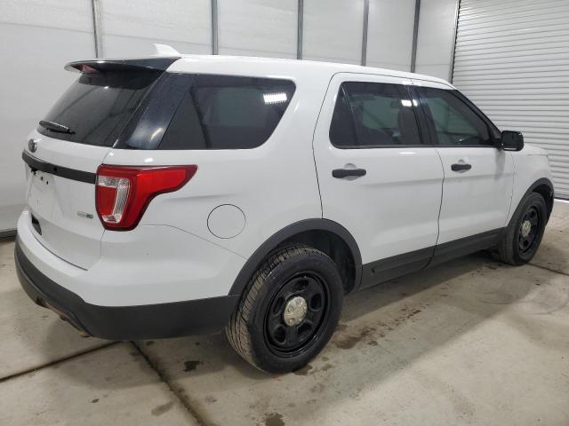 1FM5K8AR4HGD58261 - 2017 FORD EXPLORER POLICE INTERCEPTOR أبيض صورة 3