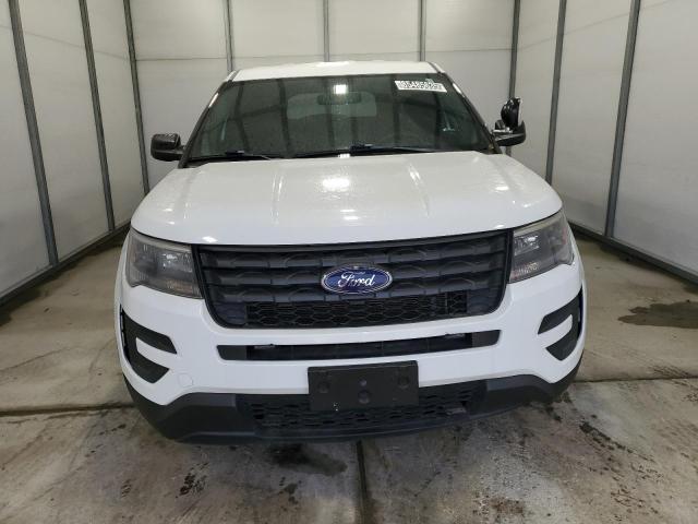 1FM5K8AR4HGD58261 - 2017 FORD EXPLORER POLICE INTERCEPTOR أبيض صورة 5