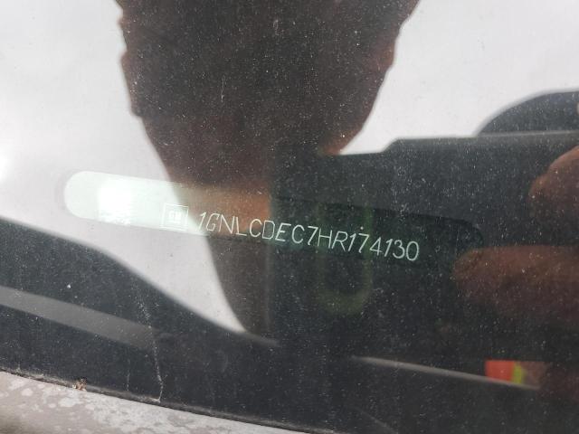 1GNLCDEC7HR174130 - 2017 CHEVROLET TAHOE POLICE WHITE photo 13