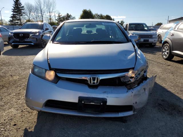 2HGFA16506H035739 - 2006 HONDA CIVIC LX SILVER photo 5