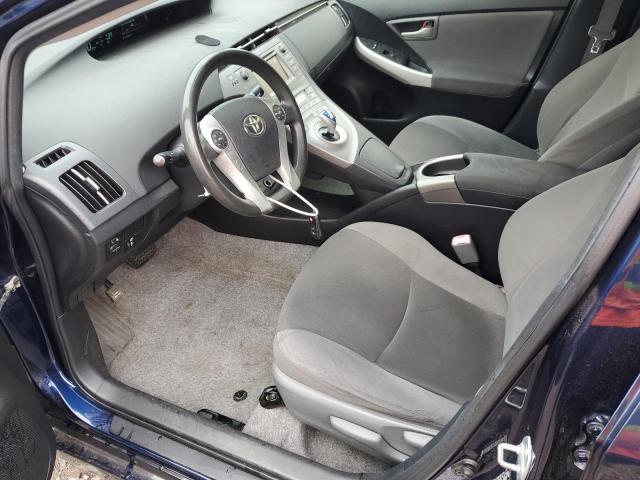 JTDKN3DU6C1574688 - 2012 TOYOTA PRIUS BLUE photo 7