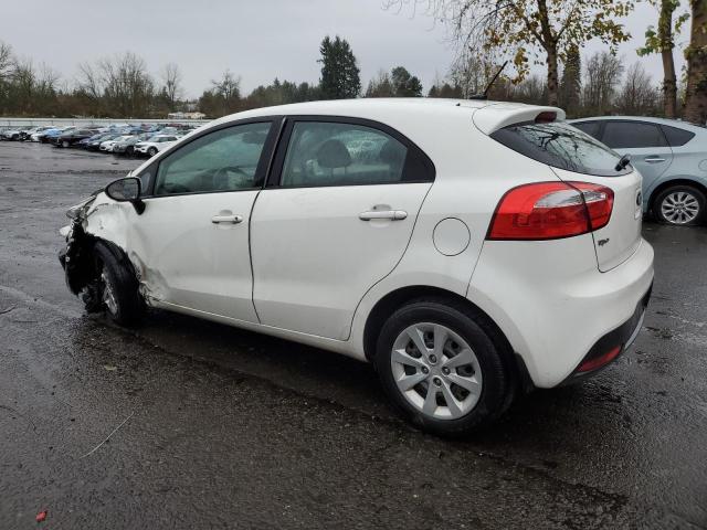 KNADM5A36E6353789 - 2014 KIA RIO LX WHITE photo 2
