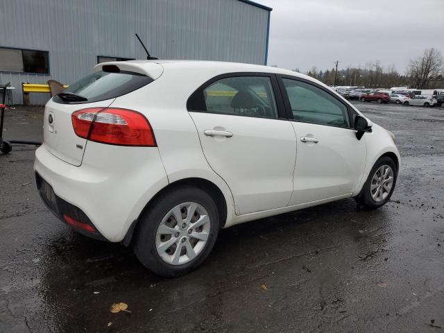 KNADM5A36E6353789 - 2014 KIA RIO LX WHITE photo 3