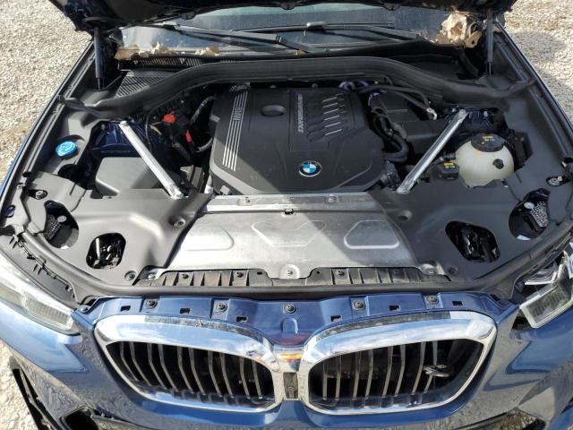 5UX83DP07P9N51666 - 2023 BMW X3 M40I BLUE photo 12
