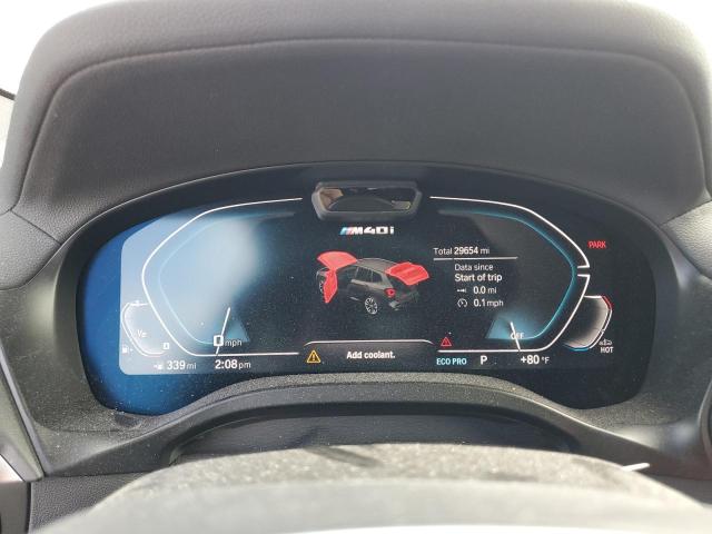 5UX83DP07P9N51666 - 2023 BMW X3 M40I BLUE photo 9