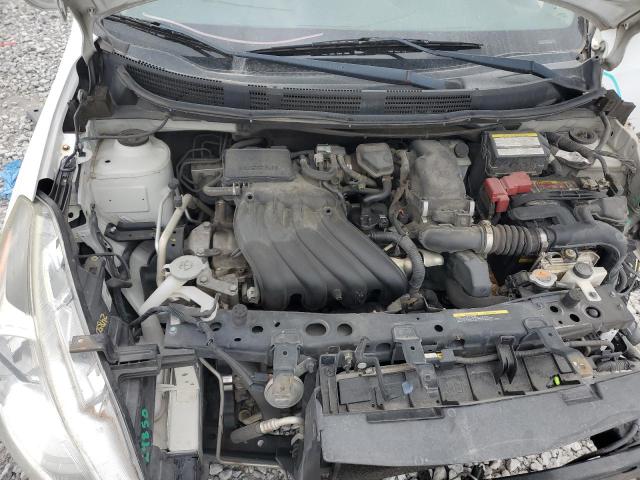 3N1CN7APXJK402544 - 2018 NISSAN VERSA S WHITE photo 11