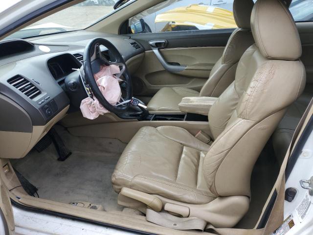 2HGFG12988H550224 - 2008 HONDA CIVIC EXL თეთრი ფოტო 7