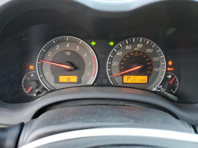 1NXBU4EE6AZ383781 - 2010 TOYOTA COROLLA BASE فضي صورة 9