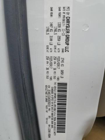 2C4RC1CG4ER235219 - 2014 CHRYSLER TOWN & COU TOURING L WHITE photo 13