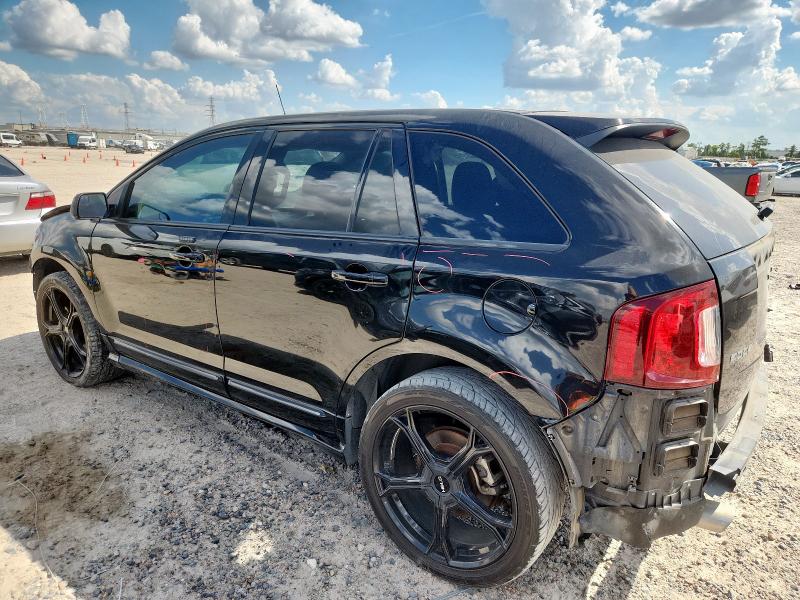 2FMDK3AKXDBC84766 - 2013 FORD EDGE SPORT BLACK photo 2
