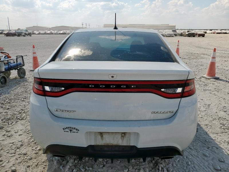 1C3CDFBB6GD564973 - 2016 DODGE DART SXT WHITE photo 6