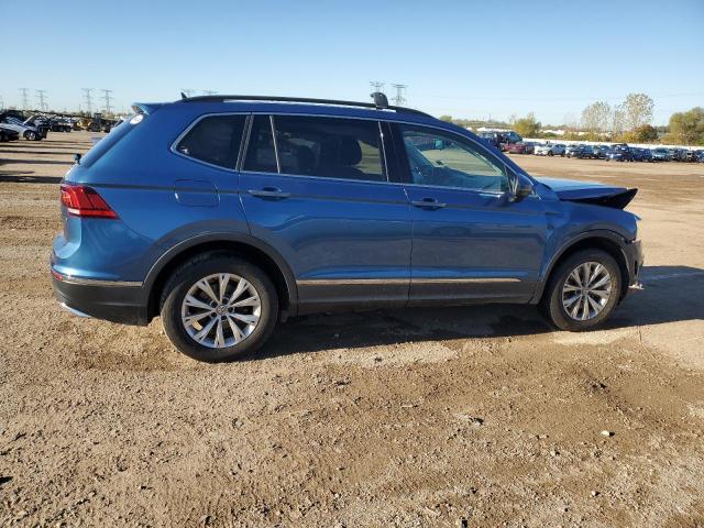 3VV3B7AX8JM117157 - 2018 VOLKSWAGEN TIGUAN SE Синий фото 3