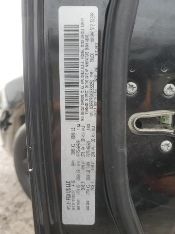 1C6RR7FG0GS322251 - 2016 RAM 1500 ST BLACK photo 12