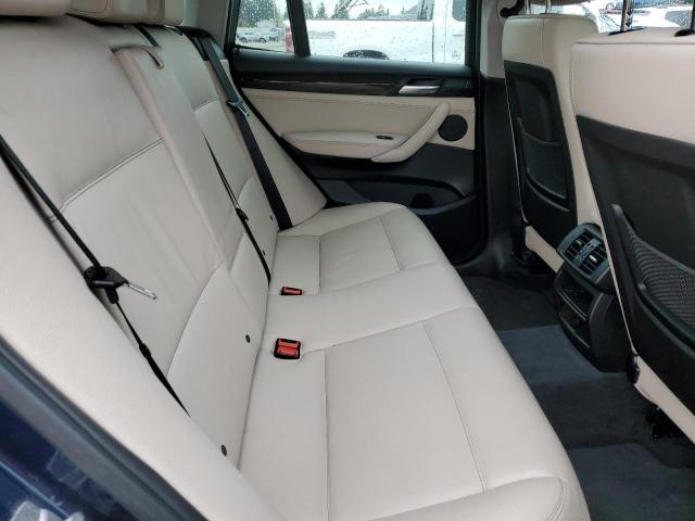 5UXWX9C58D0A23504 - 2013 BMW X3 XDRIVE28I BLUE photo 11