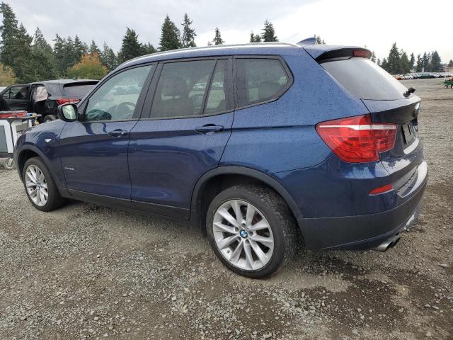 5UXWX9C58D0A23504 - 2013 BMW X3 XDRIVE28I BLUE photo 2