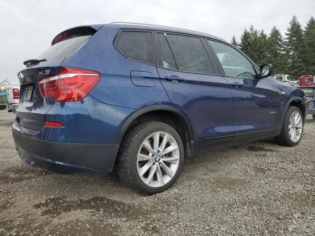 5UXWX9C58D0A23504 - 2013 BMW X3 XDRIVE28I BLUE photo 3