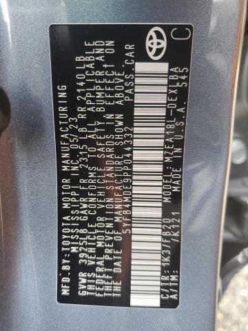 5YFB4MDE9PP044332 - 2023 TOYOTA COROLLA LE Көк фото 12