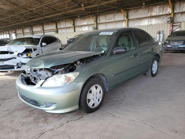 1HGES16324L003172 - 2004 HONDA CIVIC DX VP მწვანე ფოტო 1